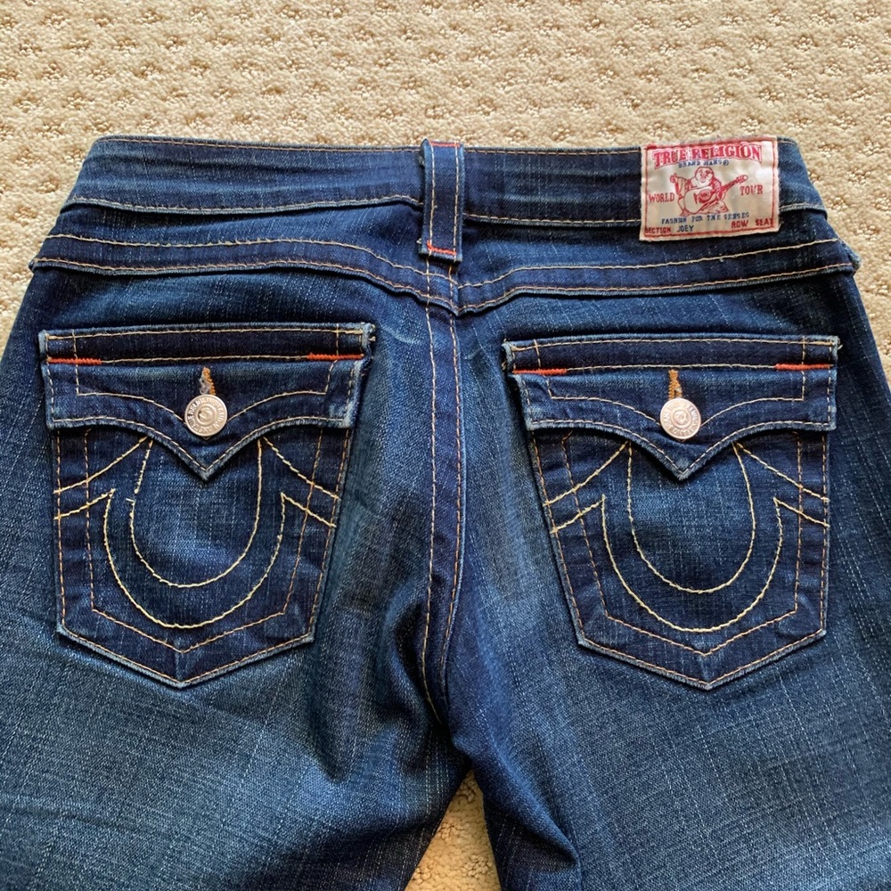 True Religion Wide Leg Flare Jeans